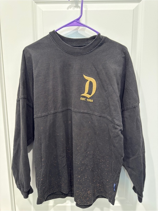 Disney Sweaters - DISNEYLAND UNISEX ADULT SMALL SPIRIT JERSEY (BLACK/BRONZE)